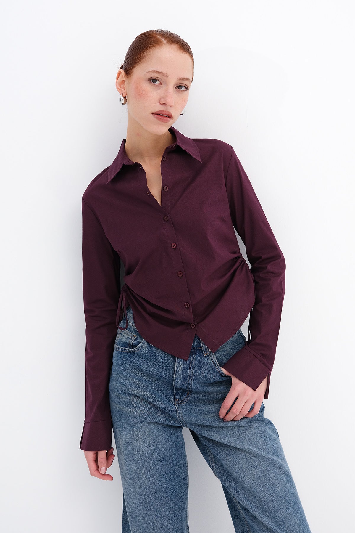 Gardenia_Ruched-Side-Shirt-addax