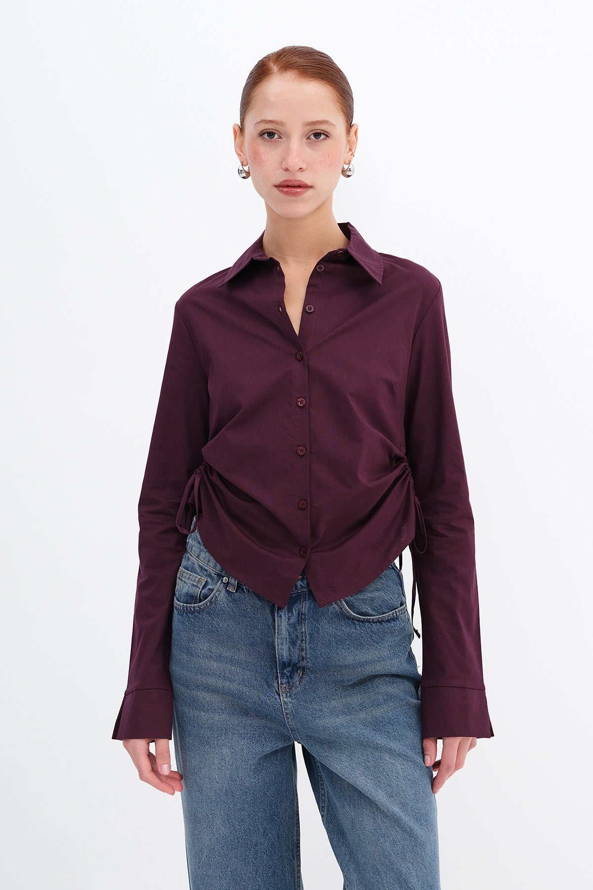 Gardenia_Ruched-Side-Shirt-addax