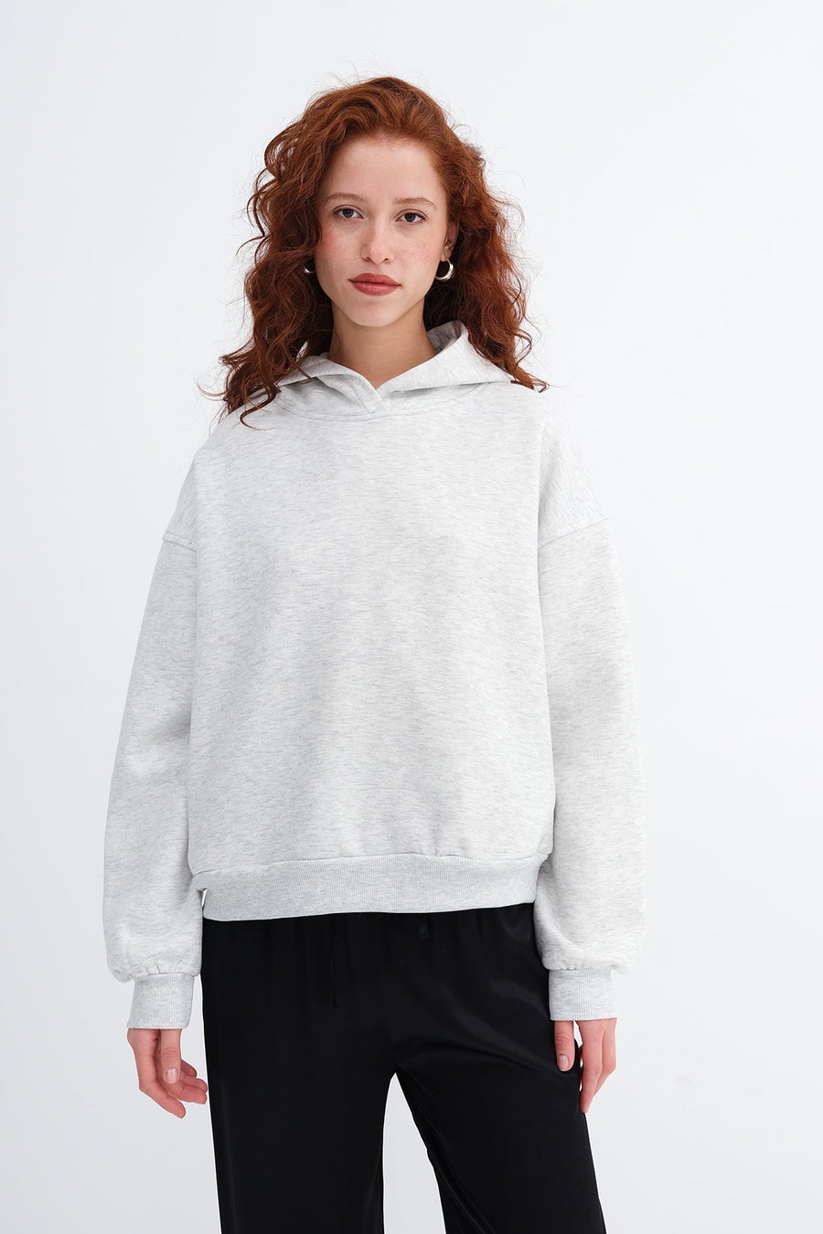 Grey-Melange_Glitter-Hooded-Sweatshirt-addax