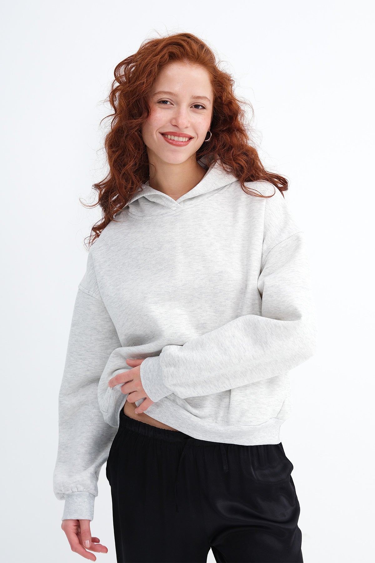 Grey-Melange_Glitter-Hooded-Sweatshirt-addax