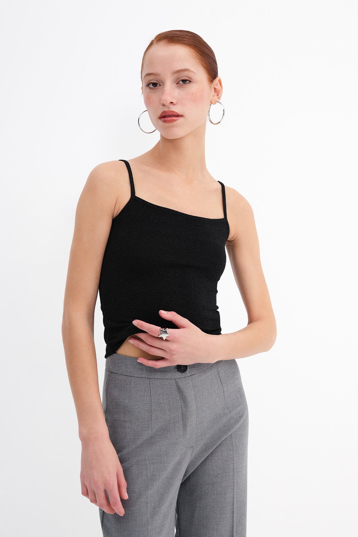 Shimmer Thread Tank Top