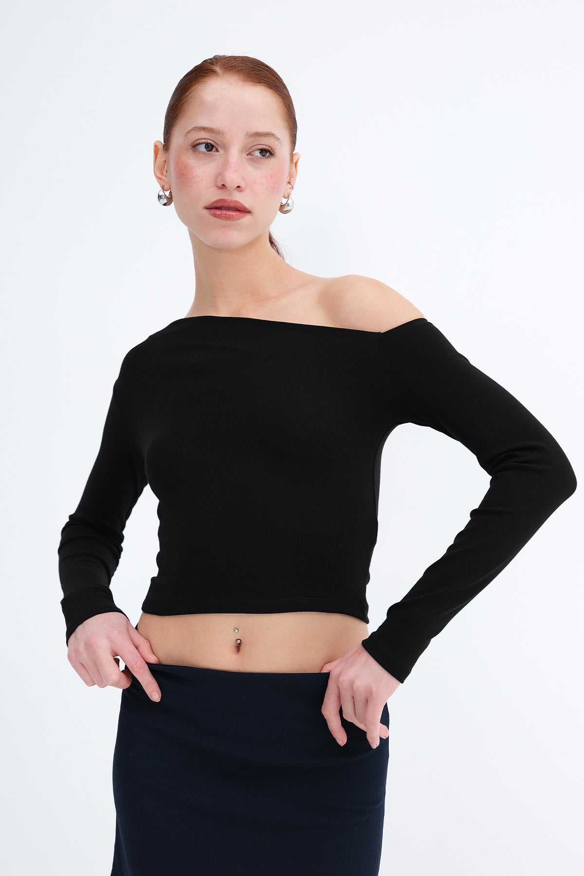 Black_Boat-Neck-Long-Sleeve-Blouse-addax