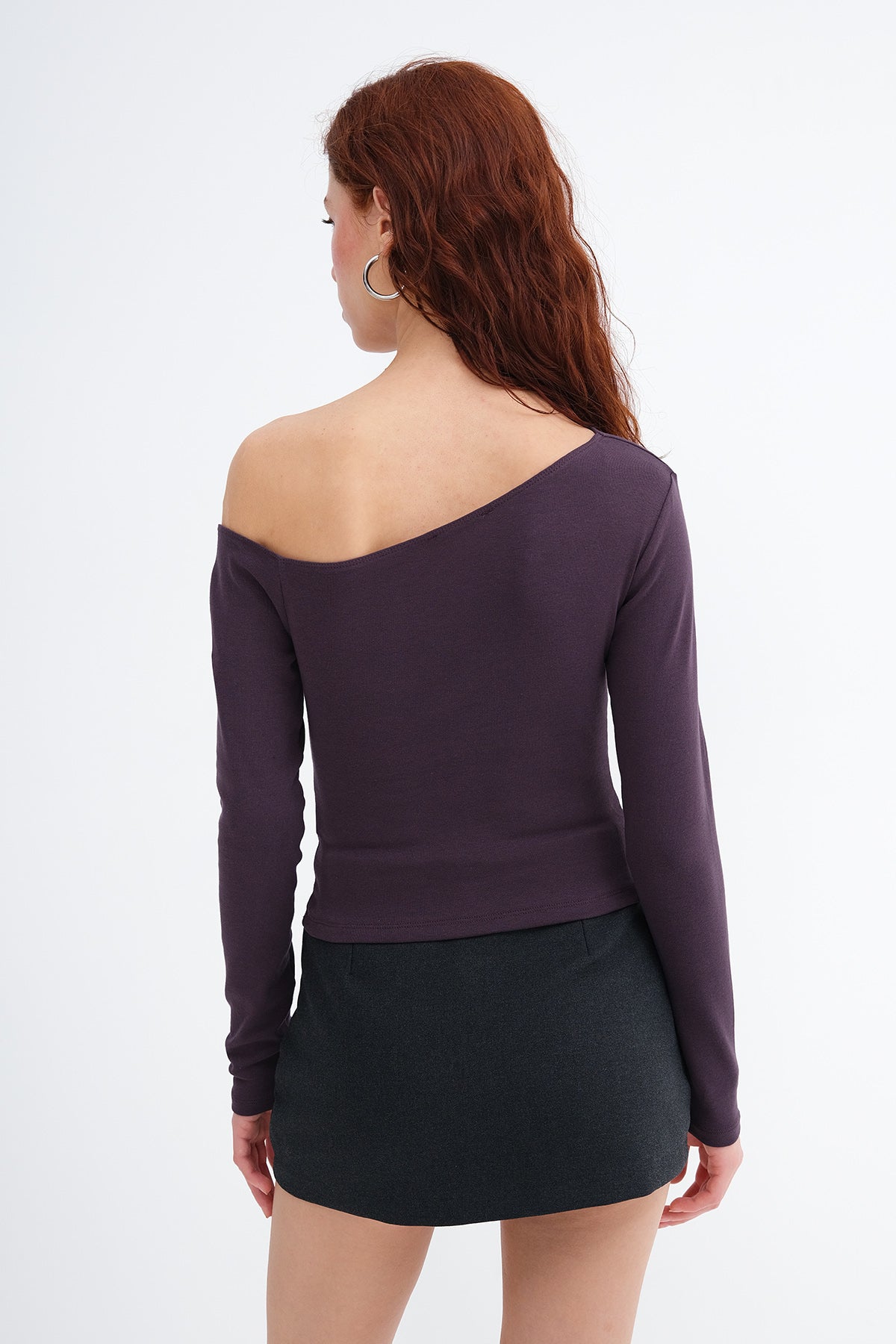 Soft-Brown_Boat-Neck-Long-Sleeve-Blouse-addax