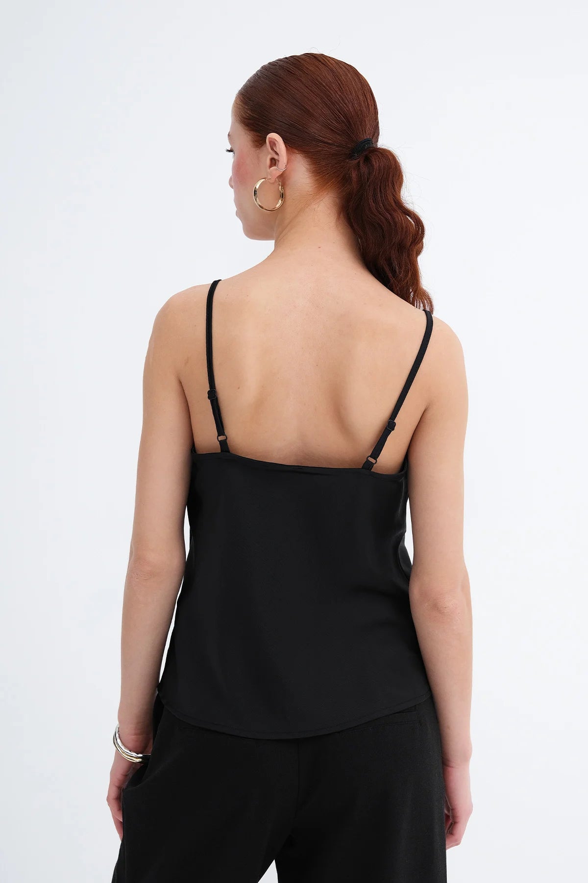 Black_Satın-Strappy-Top-Wıth-Lace-Trım-addax
