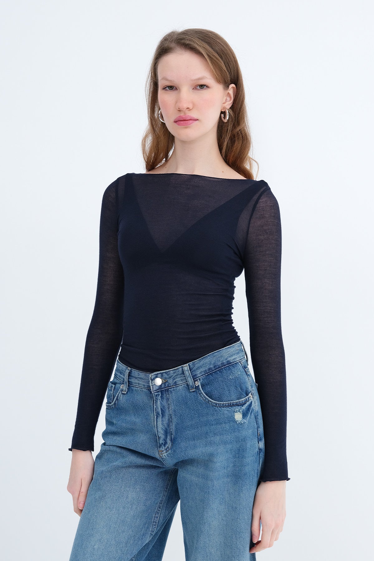 Night-Blue_Basic-Modal-Blouse-addax