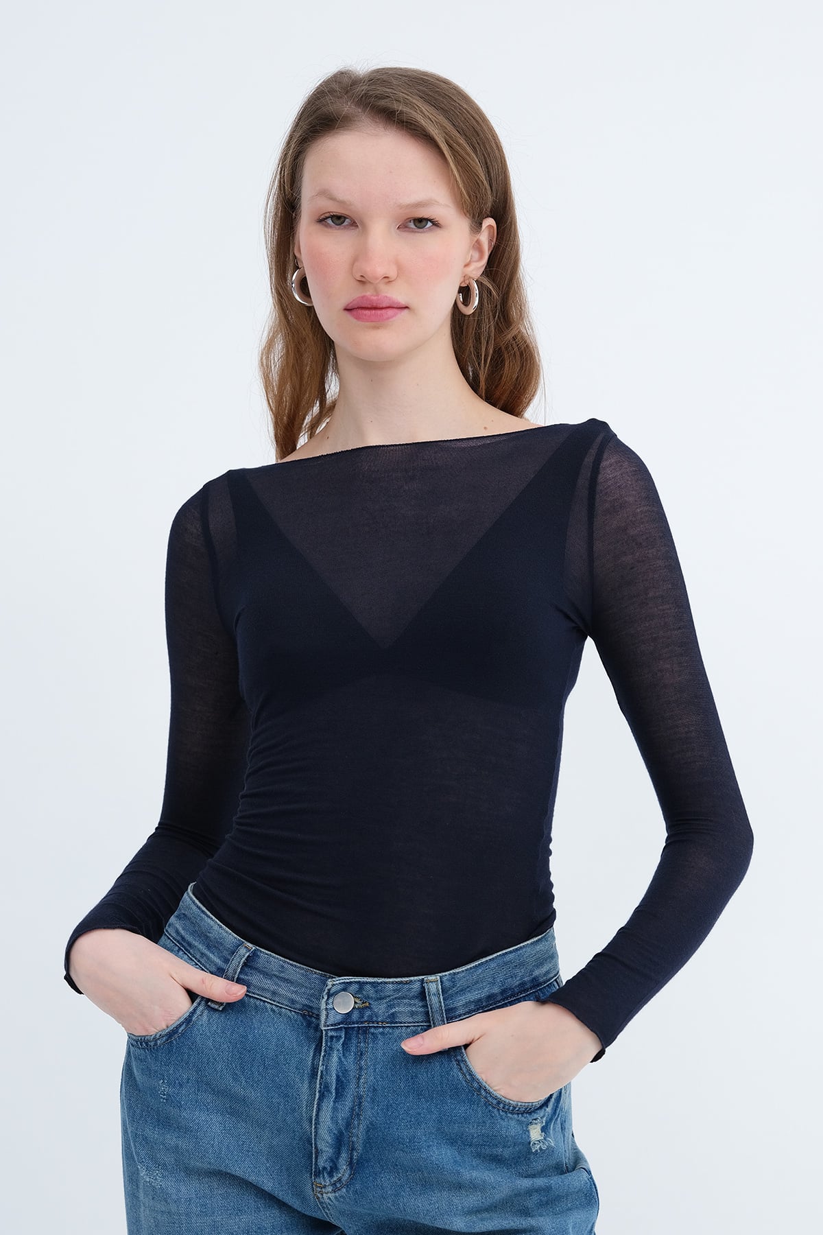 Night-Blue_Basic-Modal-Blouse-addax