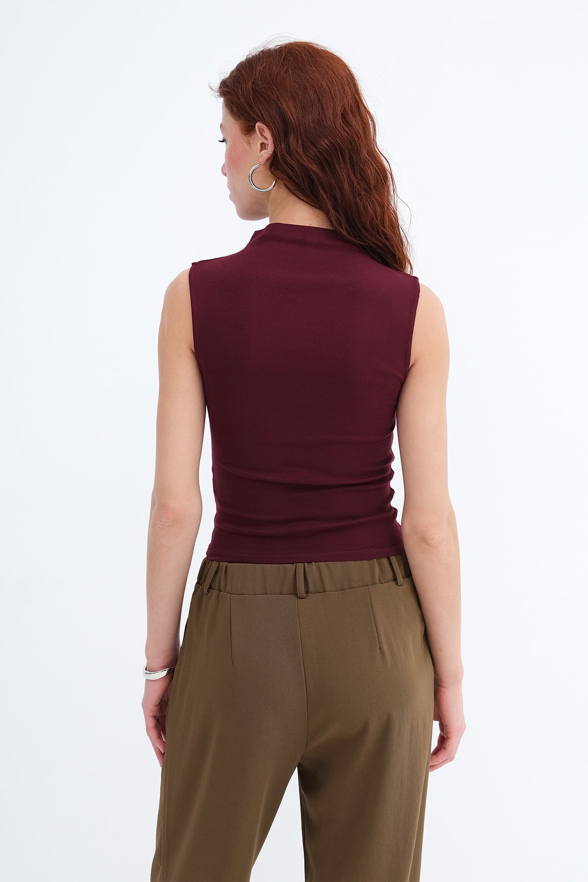 Dark-Maroon_High-Neck-Tank-Top-addax