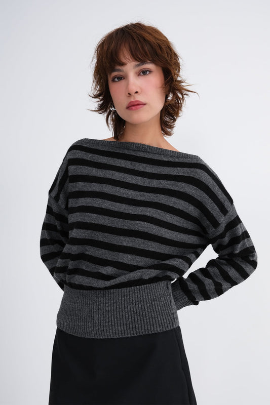 Charcoal---Black_Boat-Neck-Striped-Knit-Sweater-addax