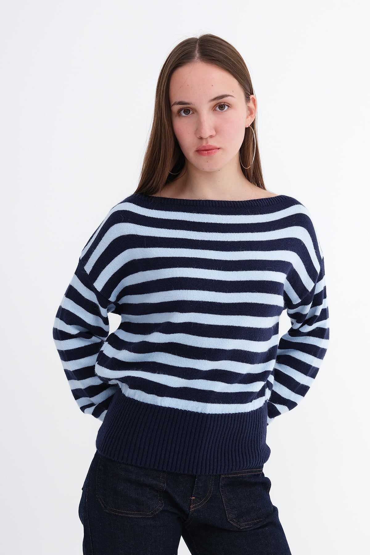 B.Blue-Night-Blue_Boat-Neck-Striped-Knit-Sweater-addax