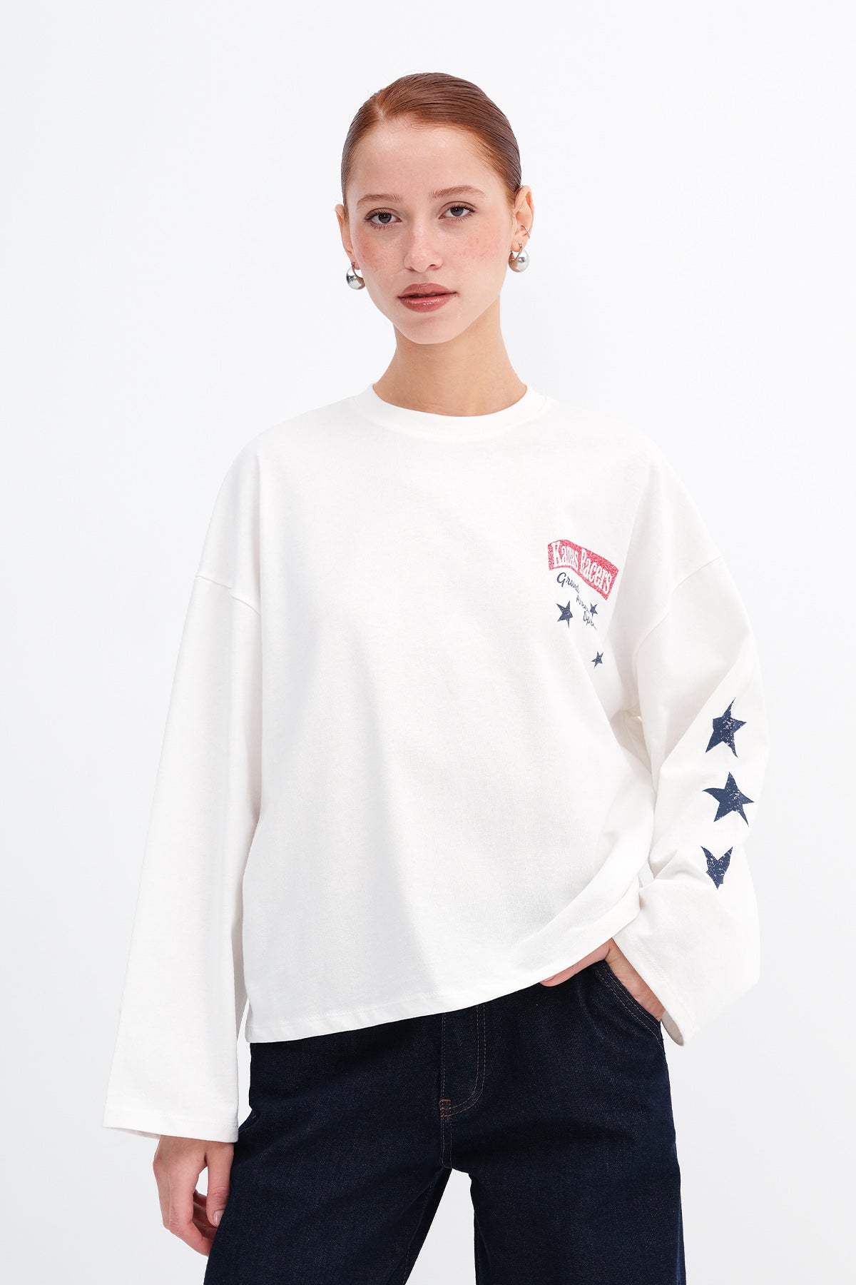 Printed Long Sleeve T-shirt