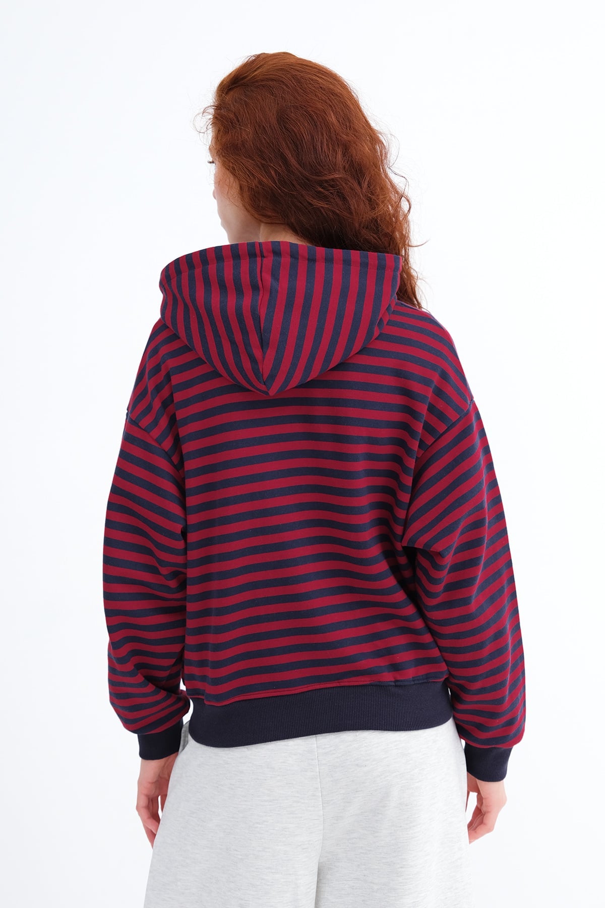 Burgundy---Night-Blue_Striped-Hooded-Cardigan-addax