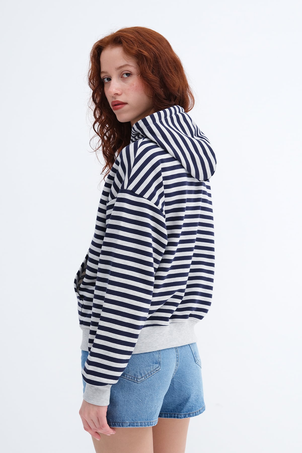 Snow-navy-blue_Striped-Hooded-Cardigan-addax