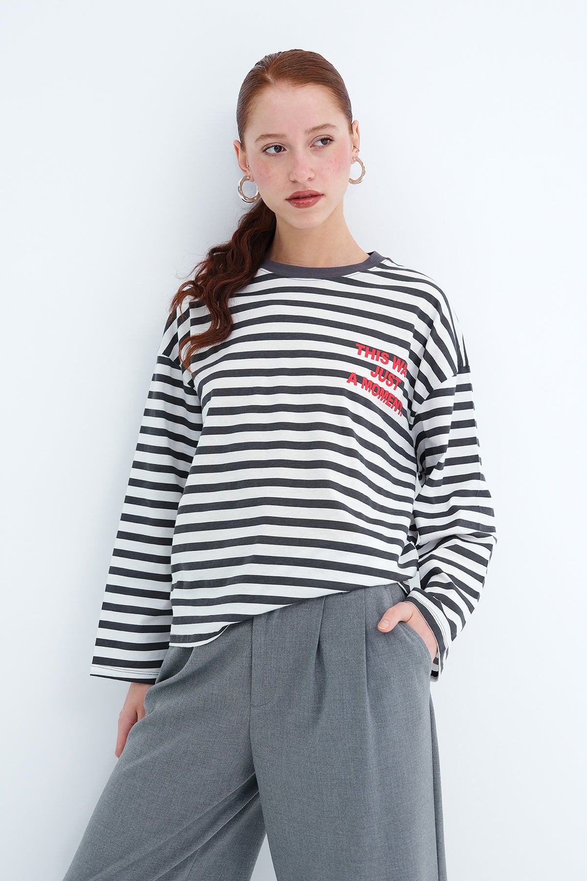Ecru-Charcoal_Striped-Long-Sleeve-T-shirt-addax