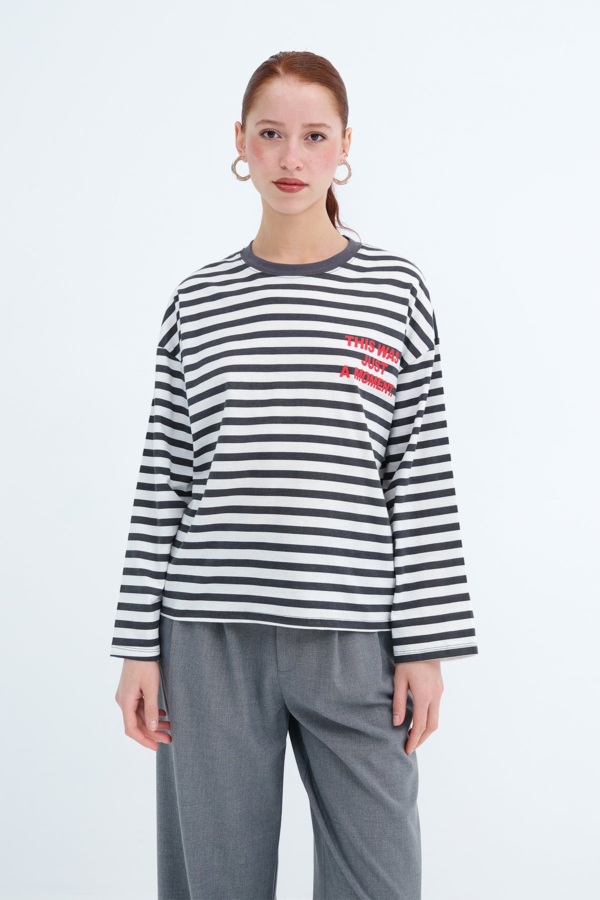 Ecru-Charcoal_Striped-Long-Sleeve-T-shirt-addax