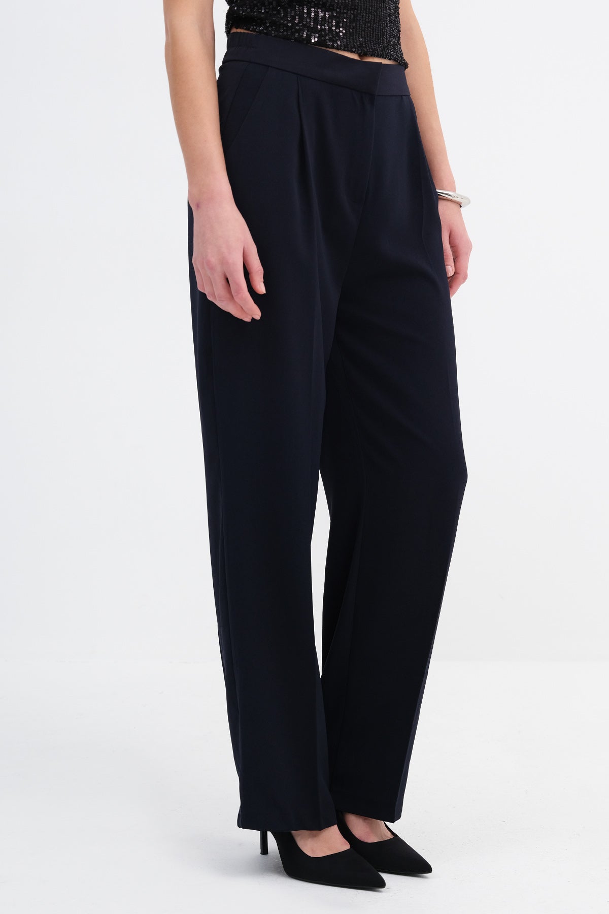 Night-Blue_Elastic-Waist-Pants-addax
