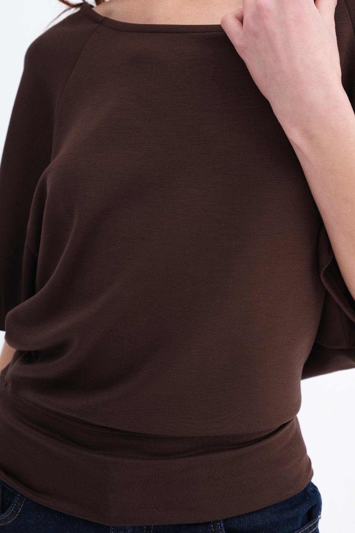 Brown_Boat-Neck-Basic-T-Shirt-addax