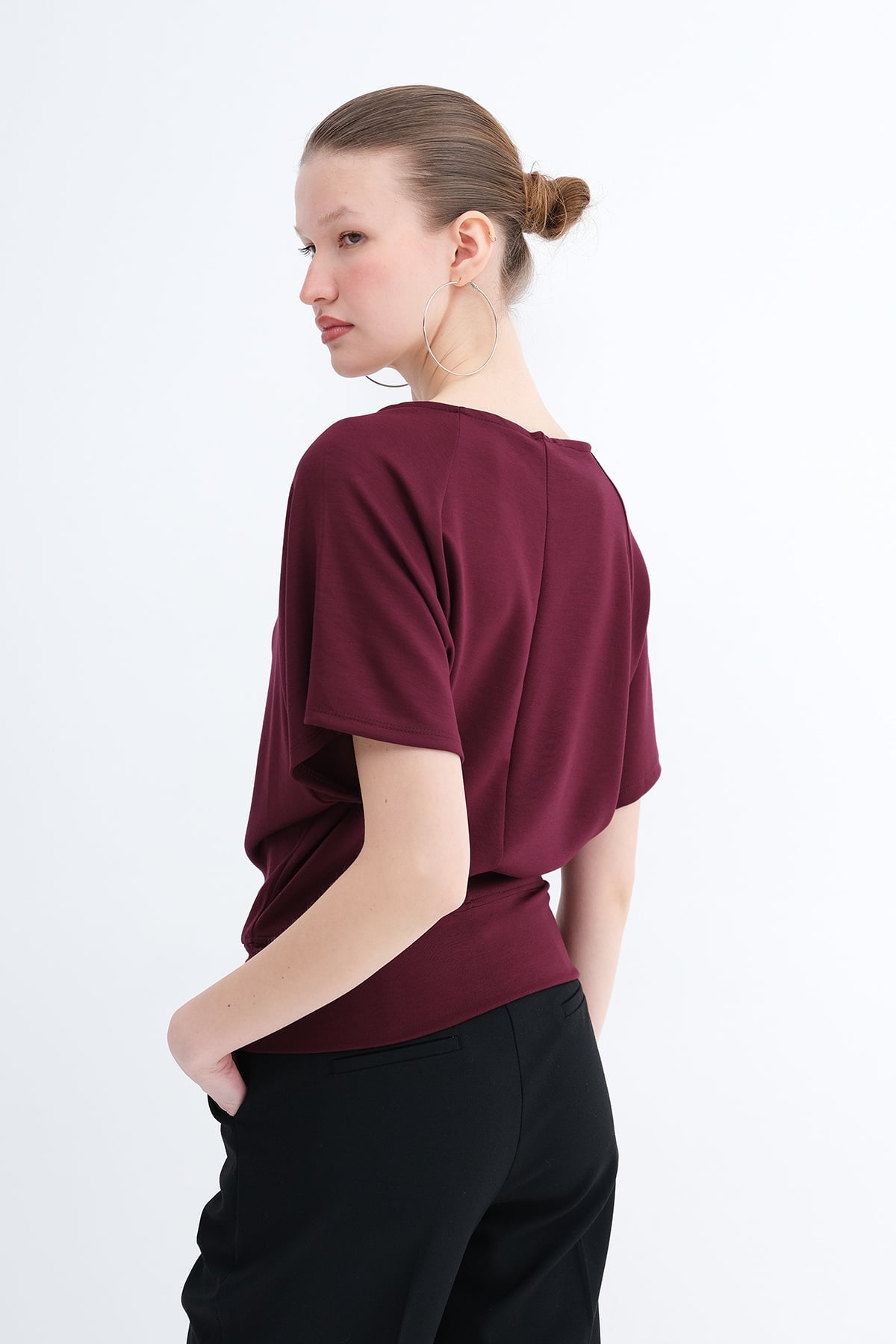 Burgundy_Boat-Neck-Basic-T-Shirt-addax