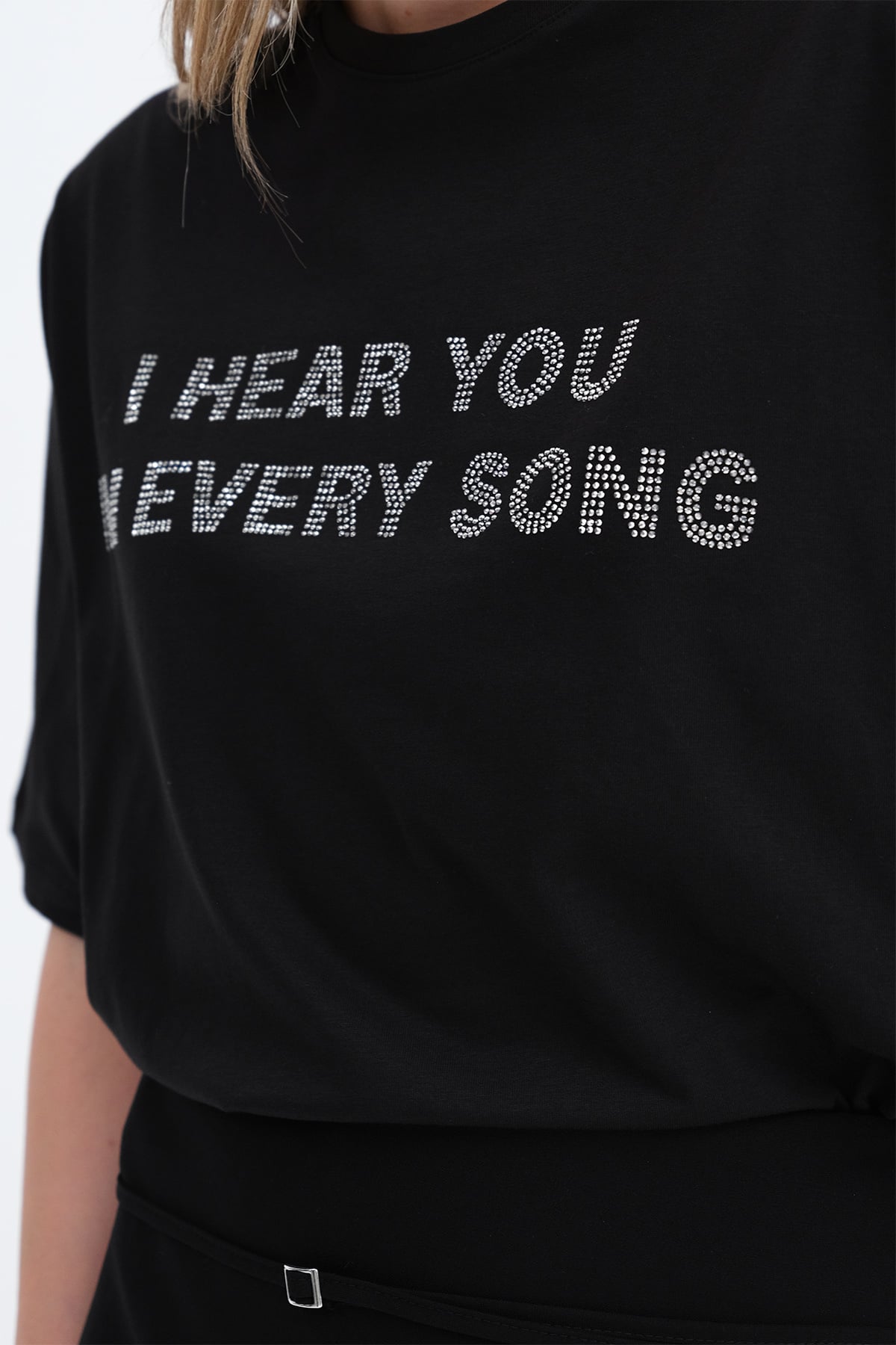 Black_Crew-Neck-Stone-Embellished-T-shirt-addax