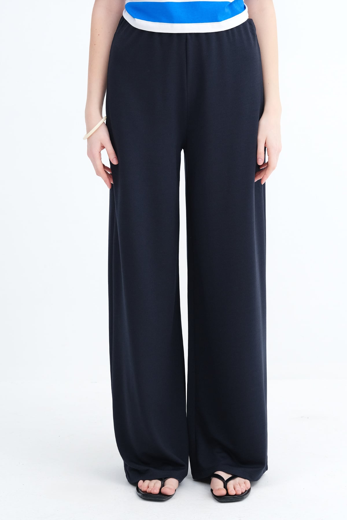 Night-Blue_Elastic-Waist-Pants-addax