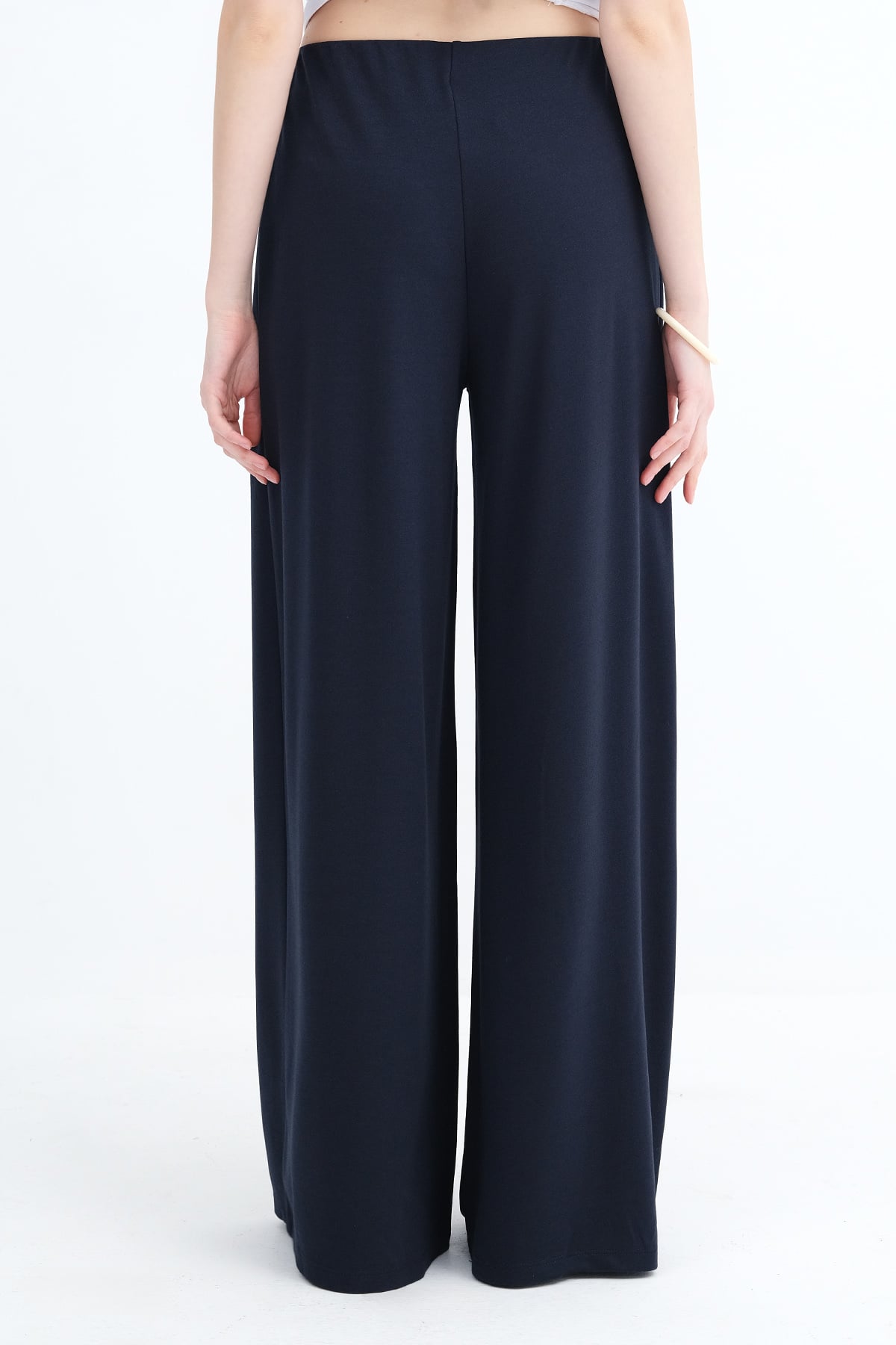 Night-Blue_Elastic-Waist-Pants-addax