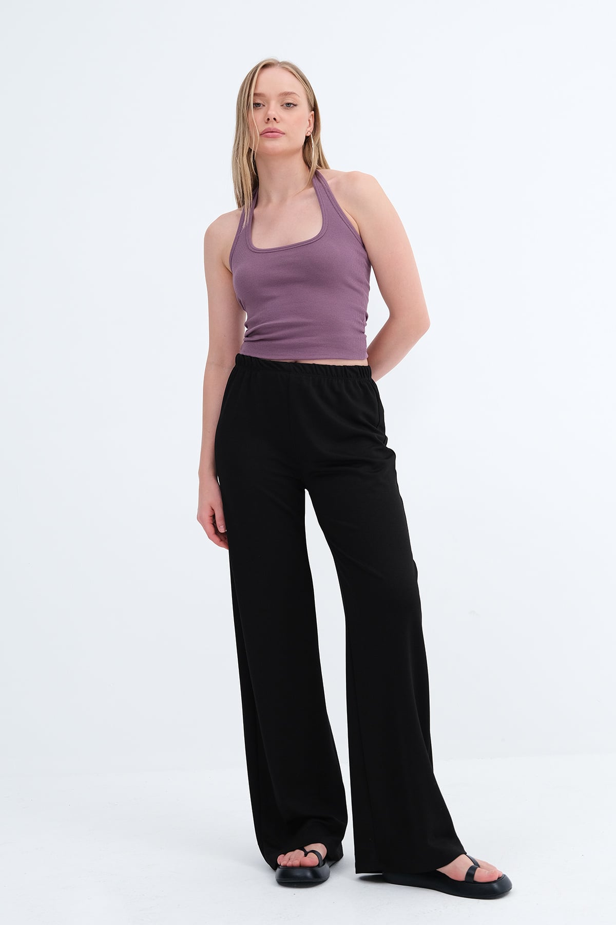 Elastic Waist Pants