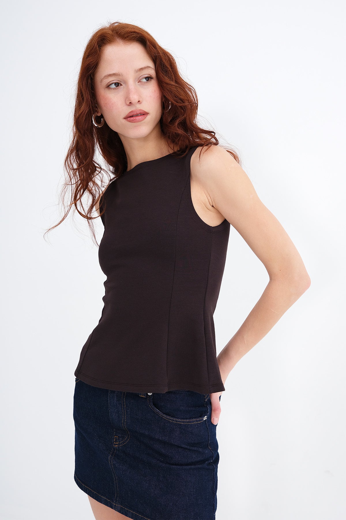 Bitter-Coffee_Crew-Neck-Peplum-Blouse-addax