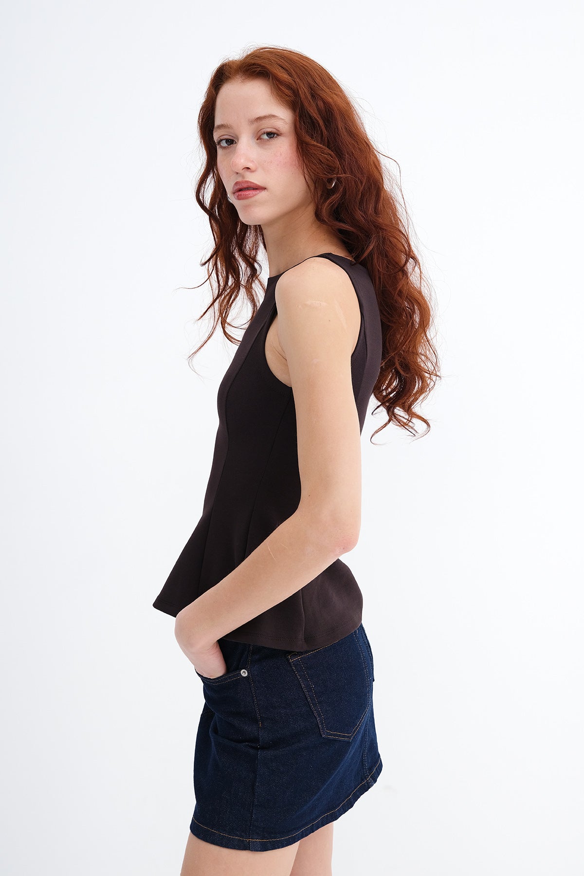 Bitter-Coffee_Crew-Neck-Peplum-Blouse-addax
