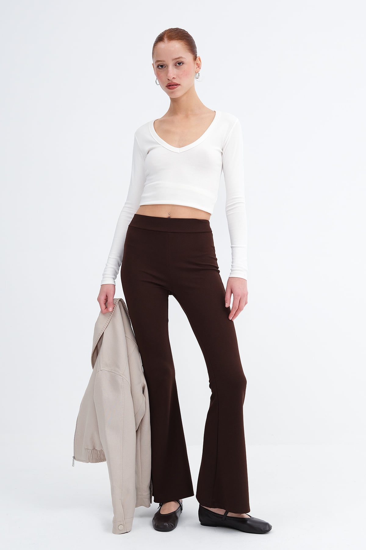 Brown_Flared-Leg-Pants-addax