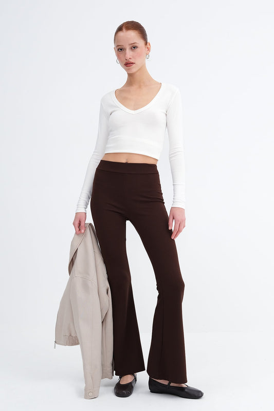 Brown_Flared-Leg-Pants-addax