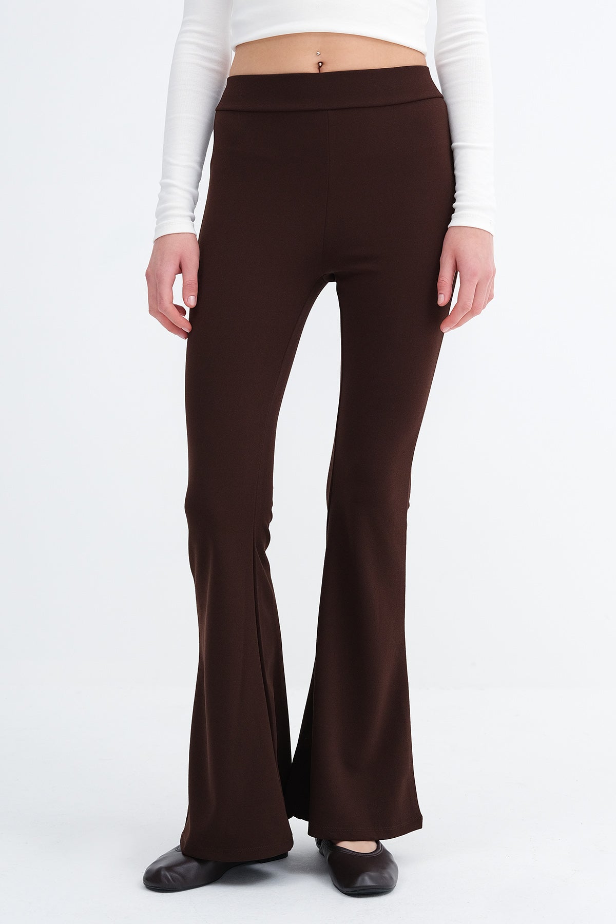 Brown_Flared-Leg-Pants-addax