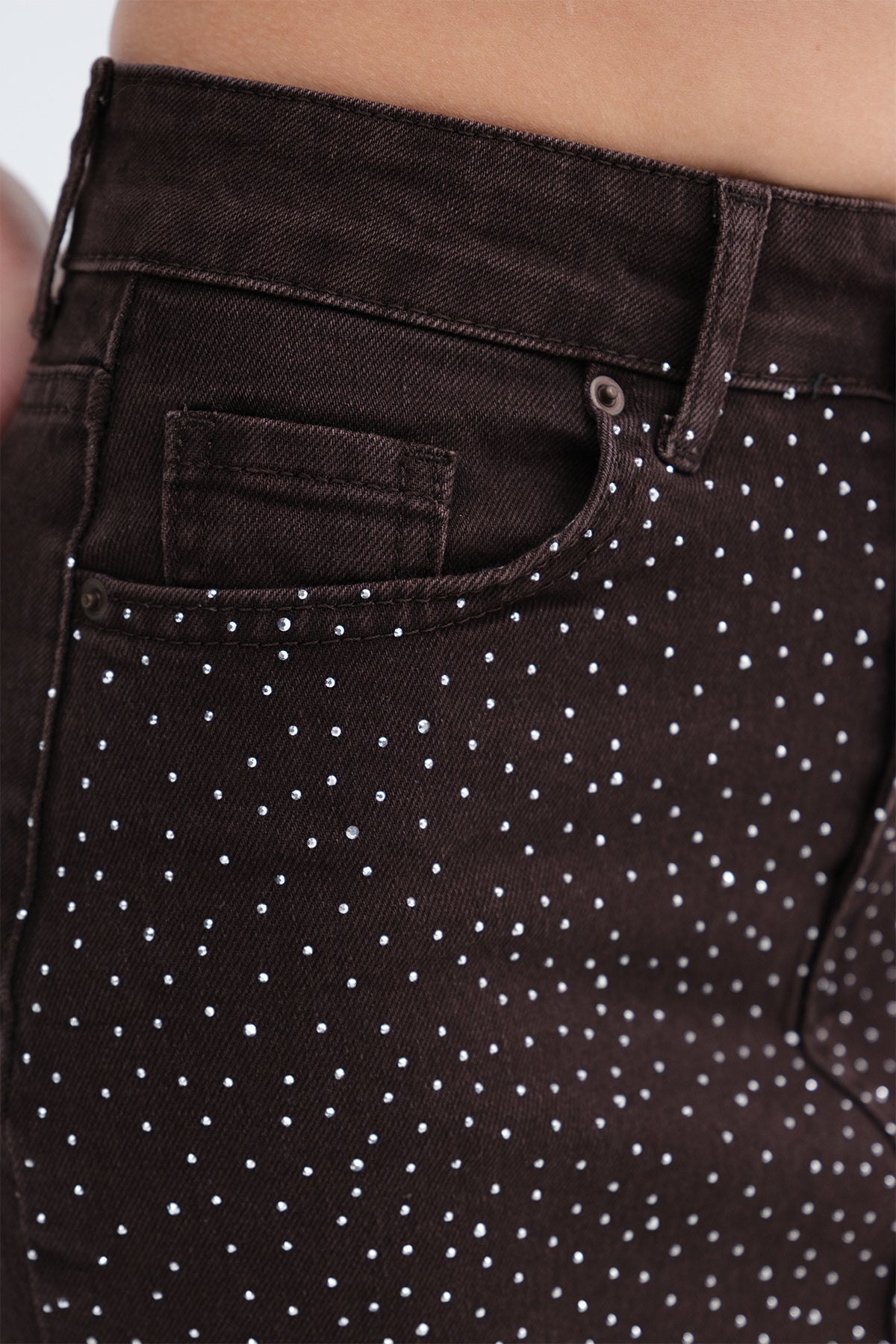 Bitter-Coffee_Embellished-Denim-Mini-Skirt-addax