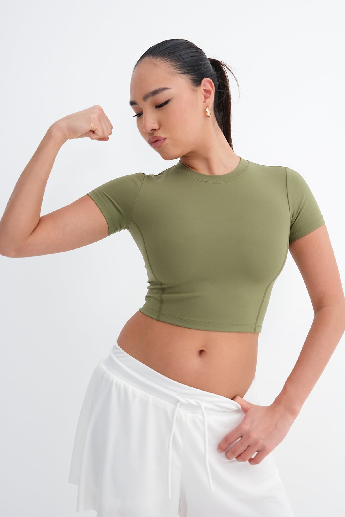 Matcha_Basic-Crop-T-shirt-addax
