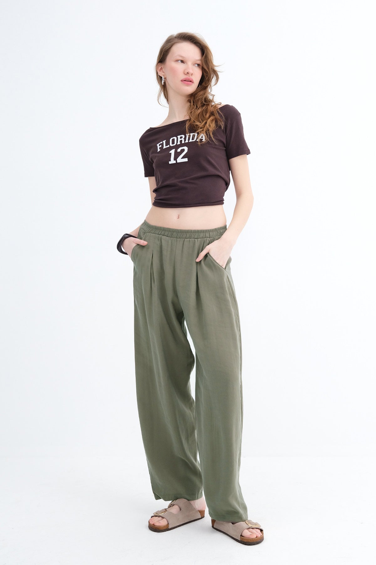 Khaki_Elastic-Waist-Modal-Pants-addax