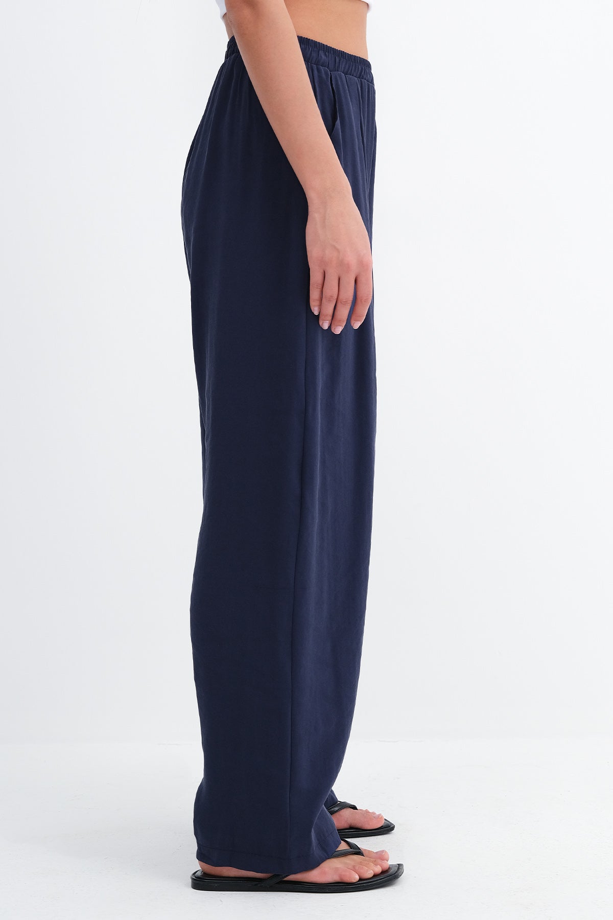 Night-Blue_Elastic-Waist-Modal-Pants-addax