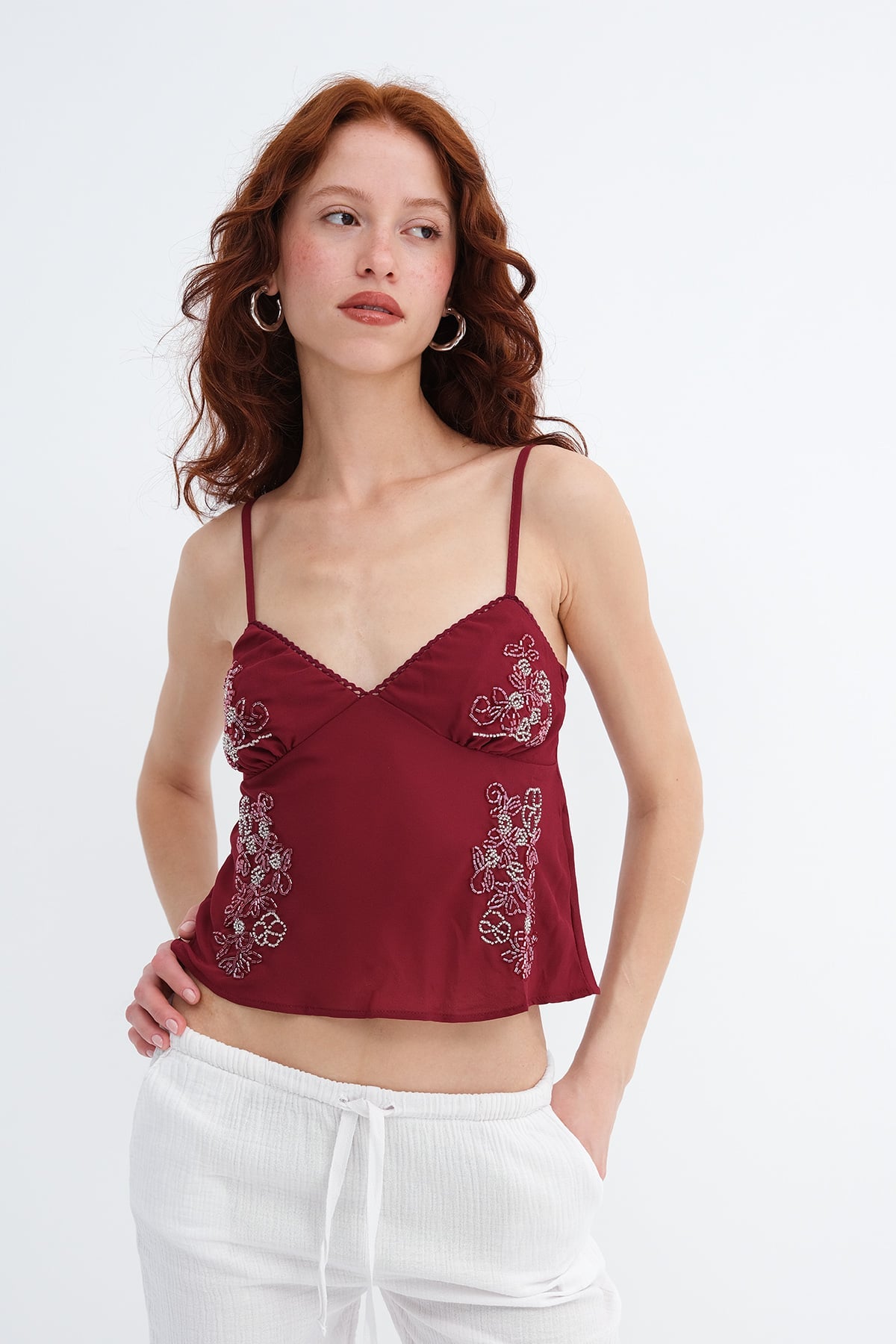 Burgundy_Embroidered-Blouse-with-Adjustable-Straps-addax
