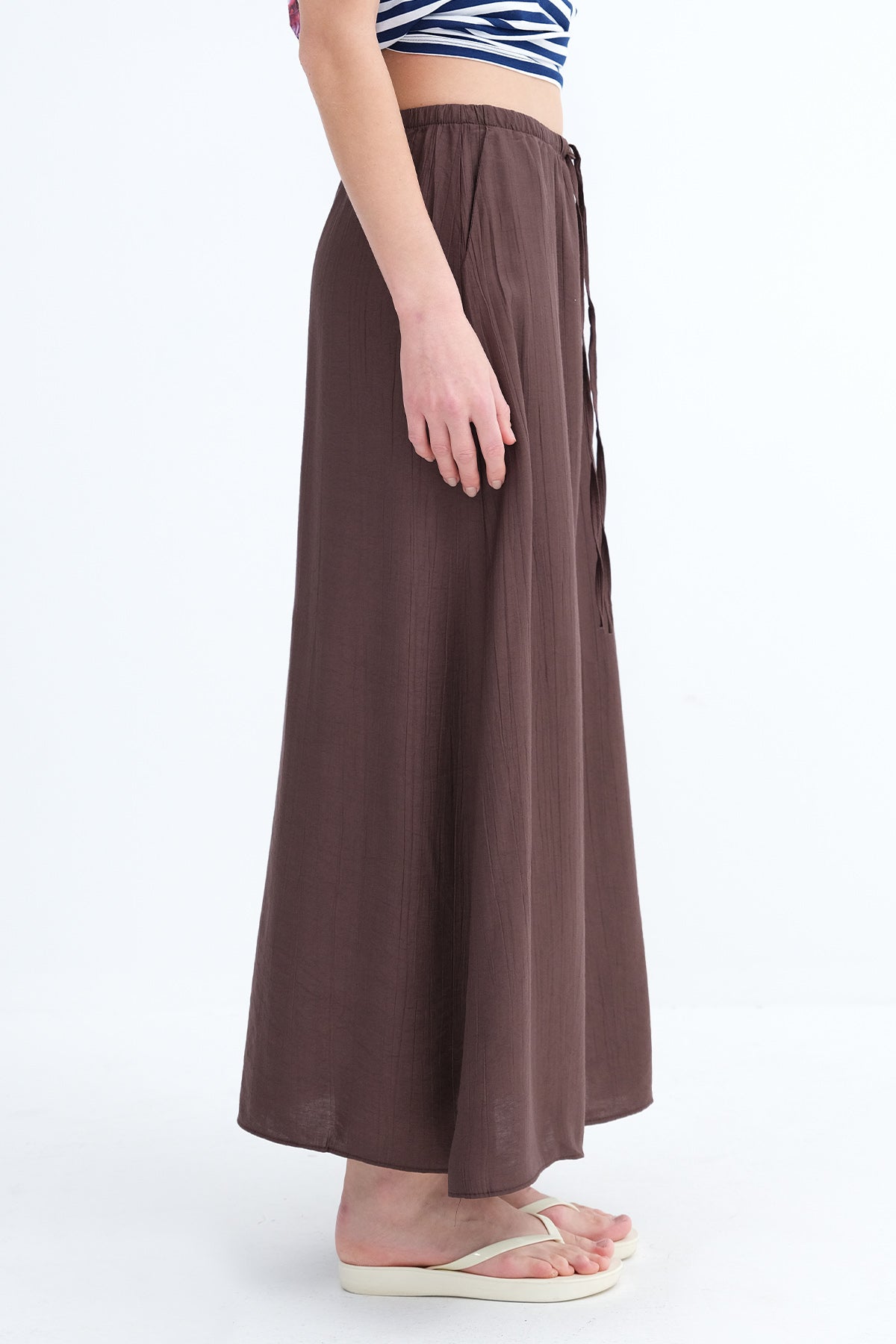 Bitter-Coffee_Elastic-Waist-Long-Skirt-addax