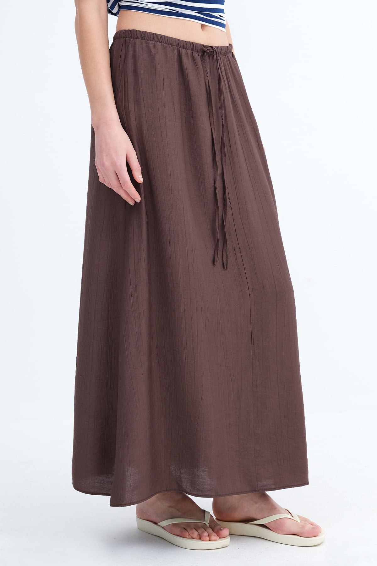 Bitter-Coffee_Elastic-Waist-Long-Skirt-addax
