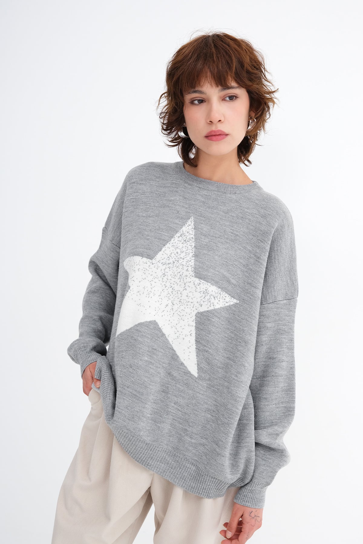 Star Knit Sweater
