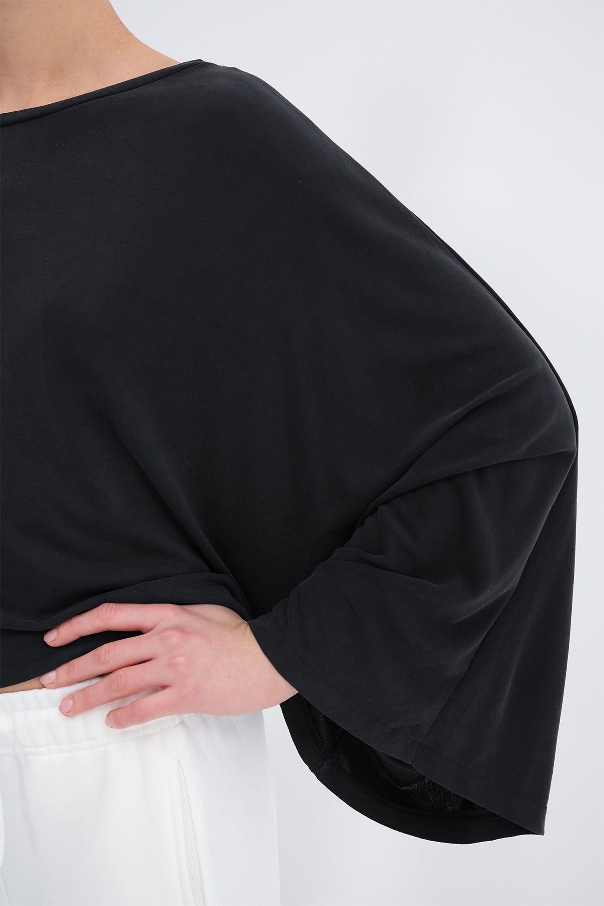 Charcoal_Batwing-Sleeve-Modal-T-shirt-addax