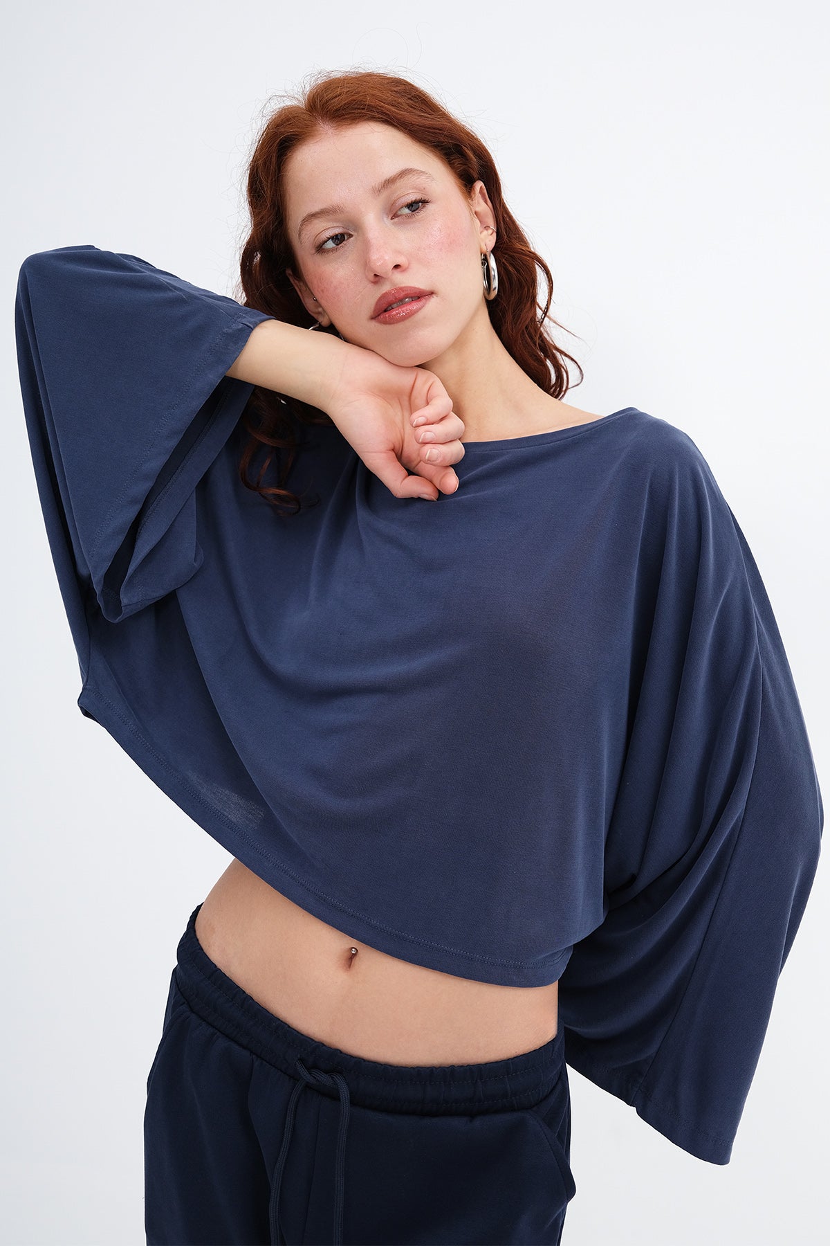 Night-Blue_Batwing-Sleeve-Modal-T-shirt-addax