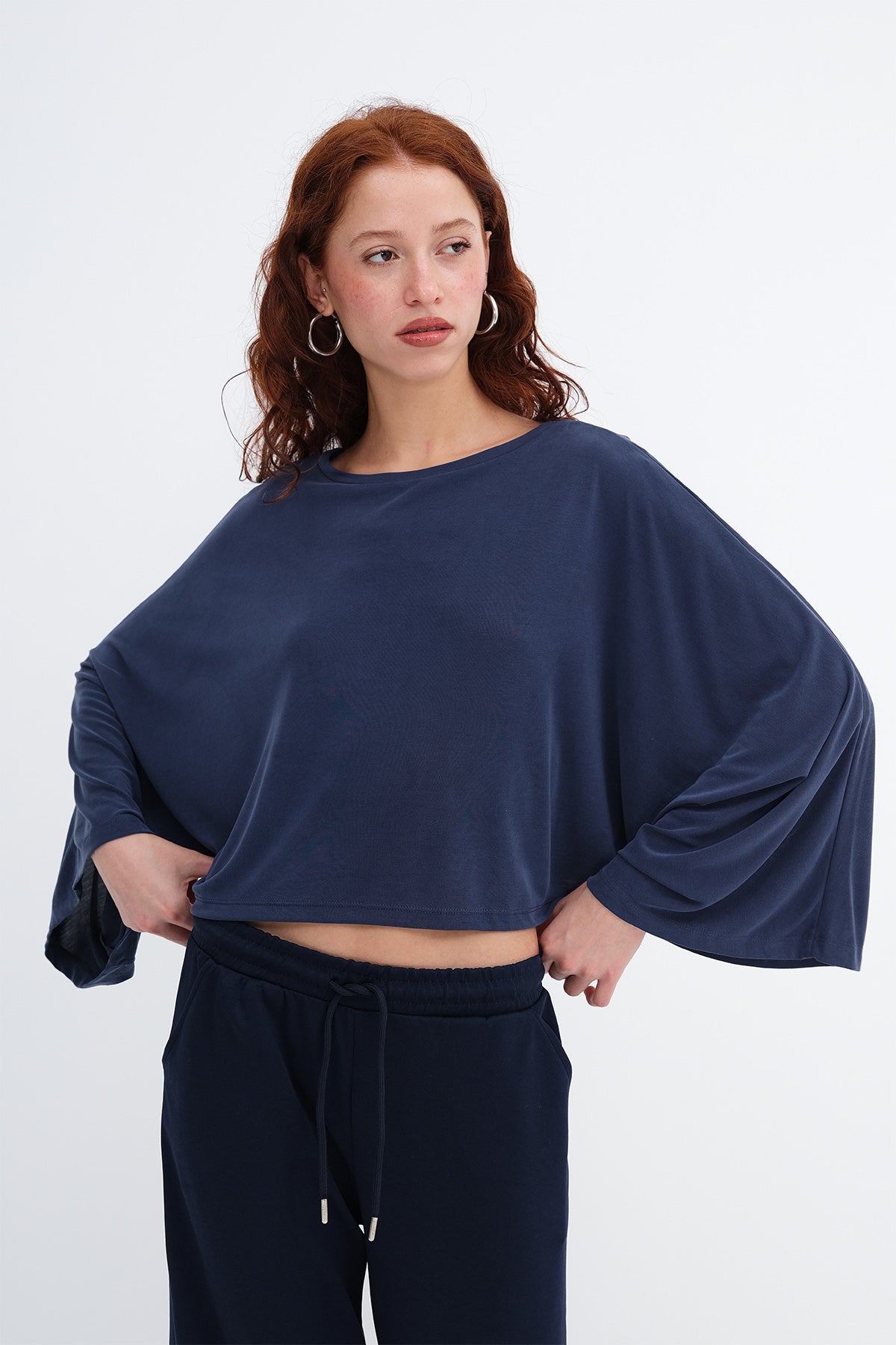 Night-Blue_Batwing-Sleeve-Modal-T-shirt-addax