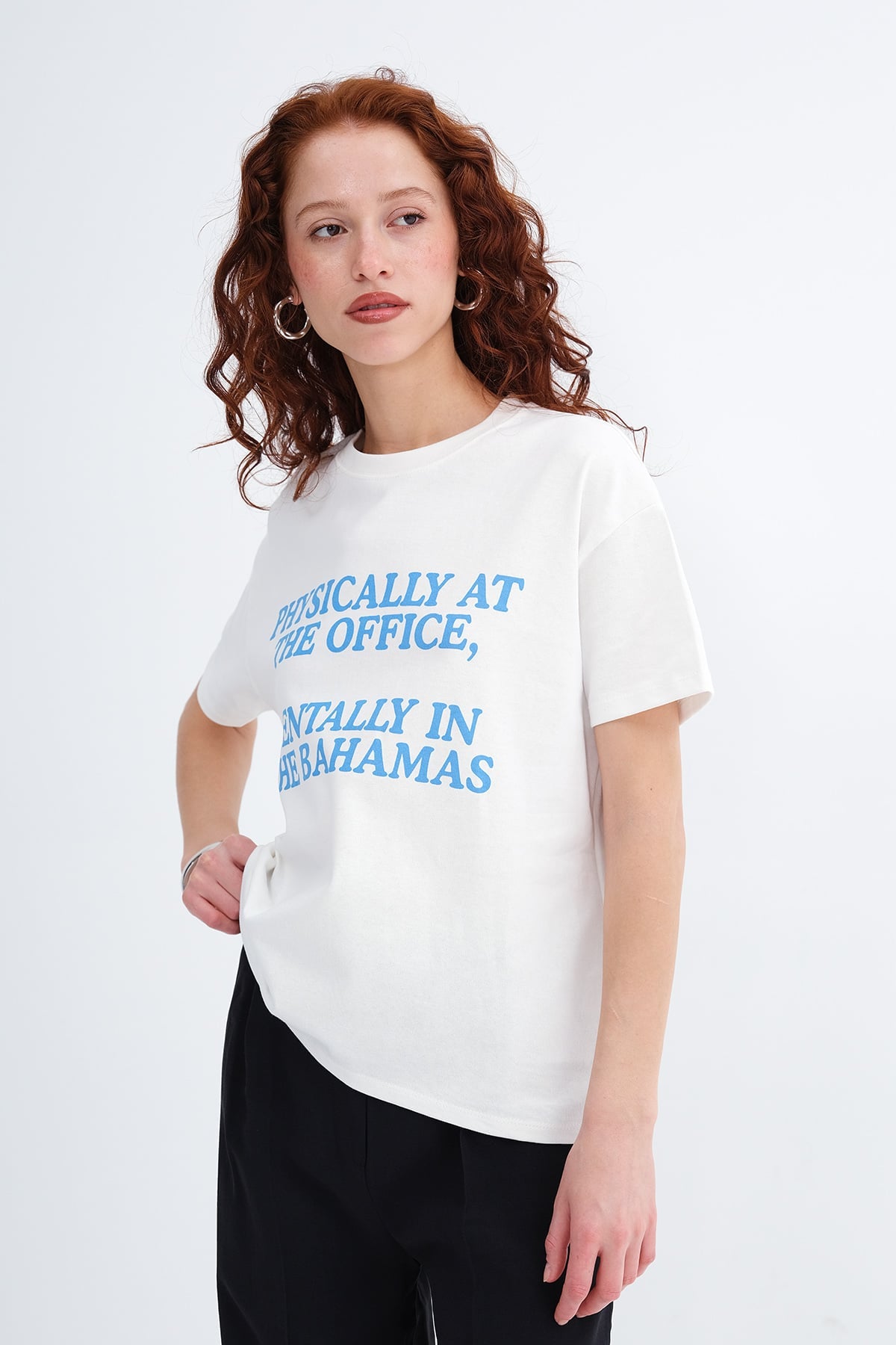 Ecru_Printed-Thick-T-Shirt-addax