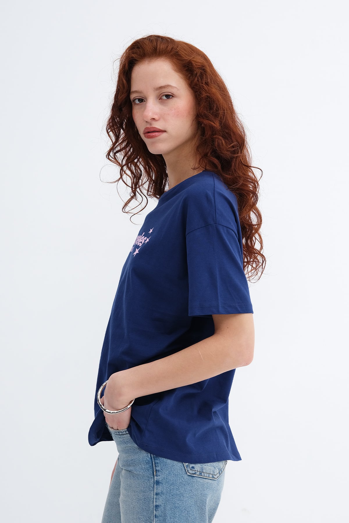Royal-Blue_Los-Angeles-Printed-T-shirt-addax