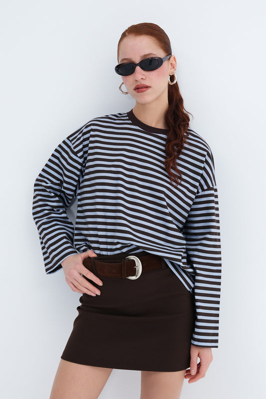 Blue-Brown_Striped-Long-Sleeve-T-shirt-addax