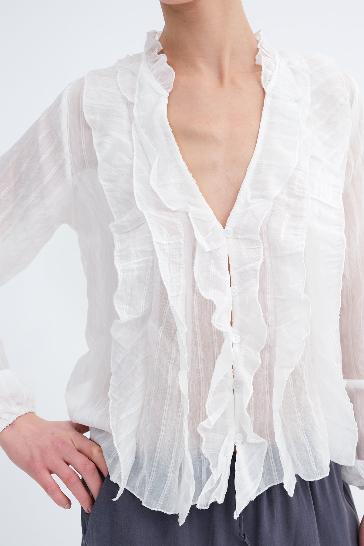 White_Ruffled-Front-Buttoned-Blouse-addax