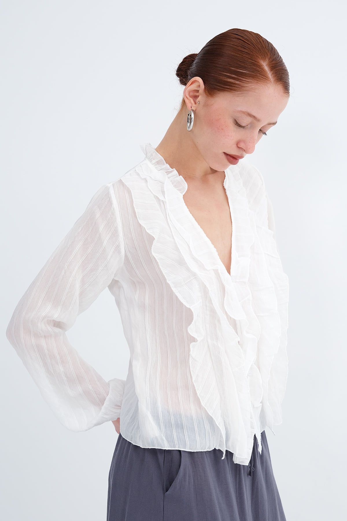 White_Ruffled-Front-Buttoned-Blouse-addax