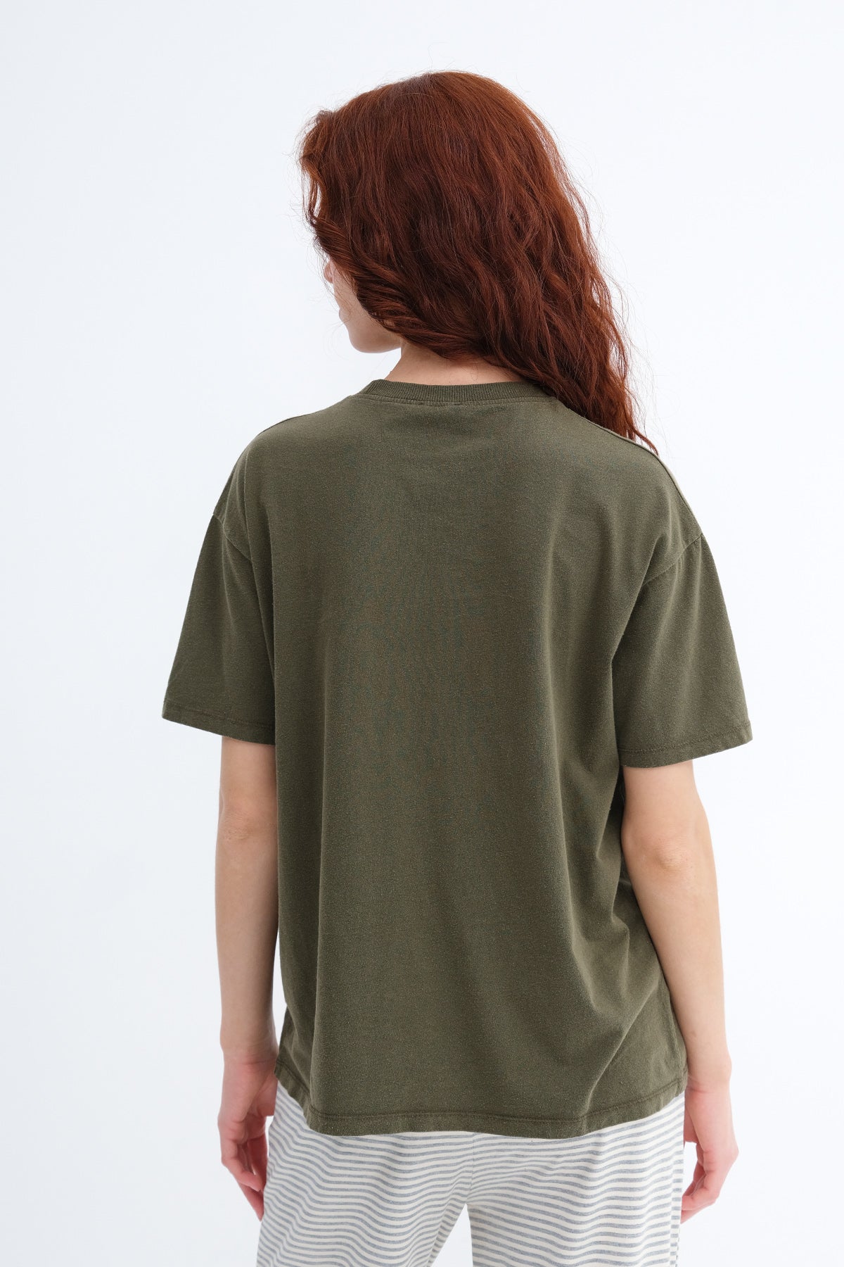 Oil-Green_Printed-Short-Sleeve-T-shirt-addax