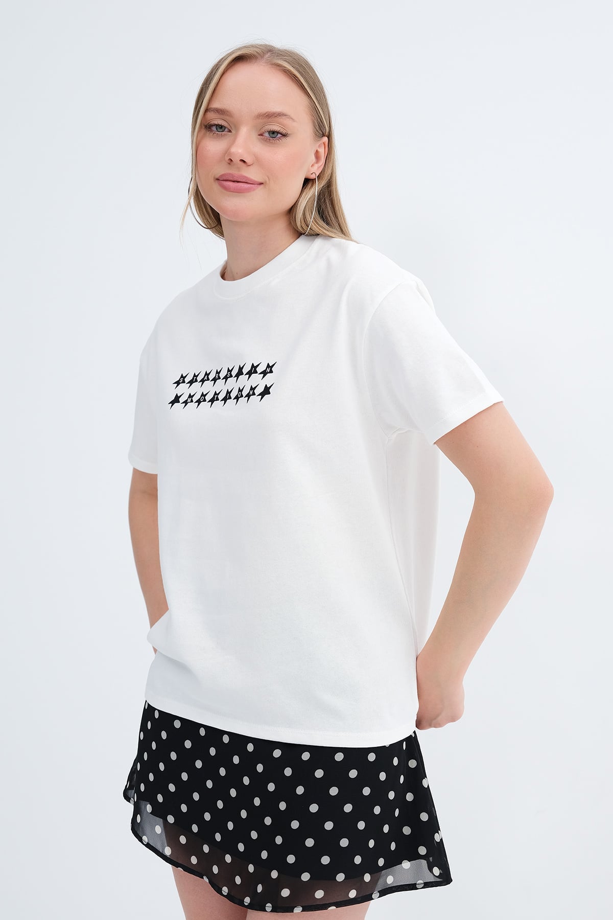 Ecru_Star-Print-Thick-T-shirt-addax