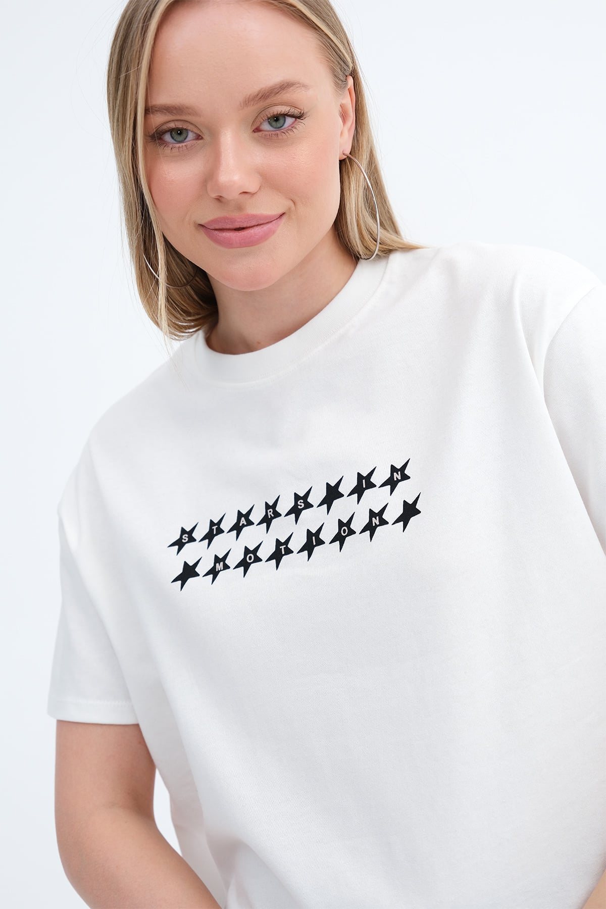 Ecru_Star-Print-Thick-T-shirt-addax
