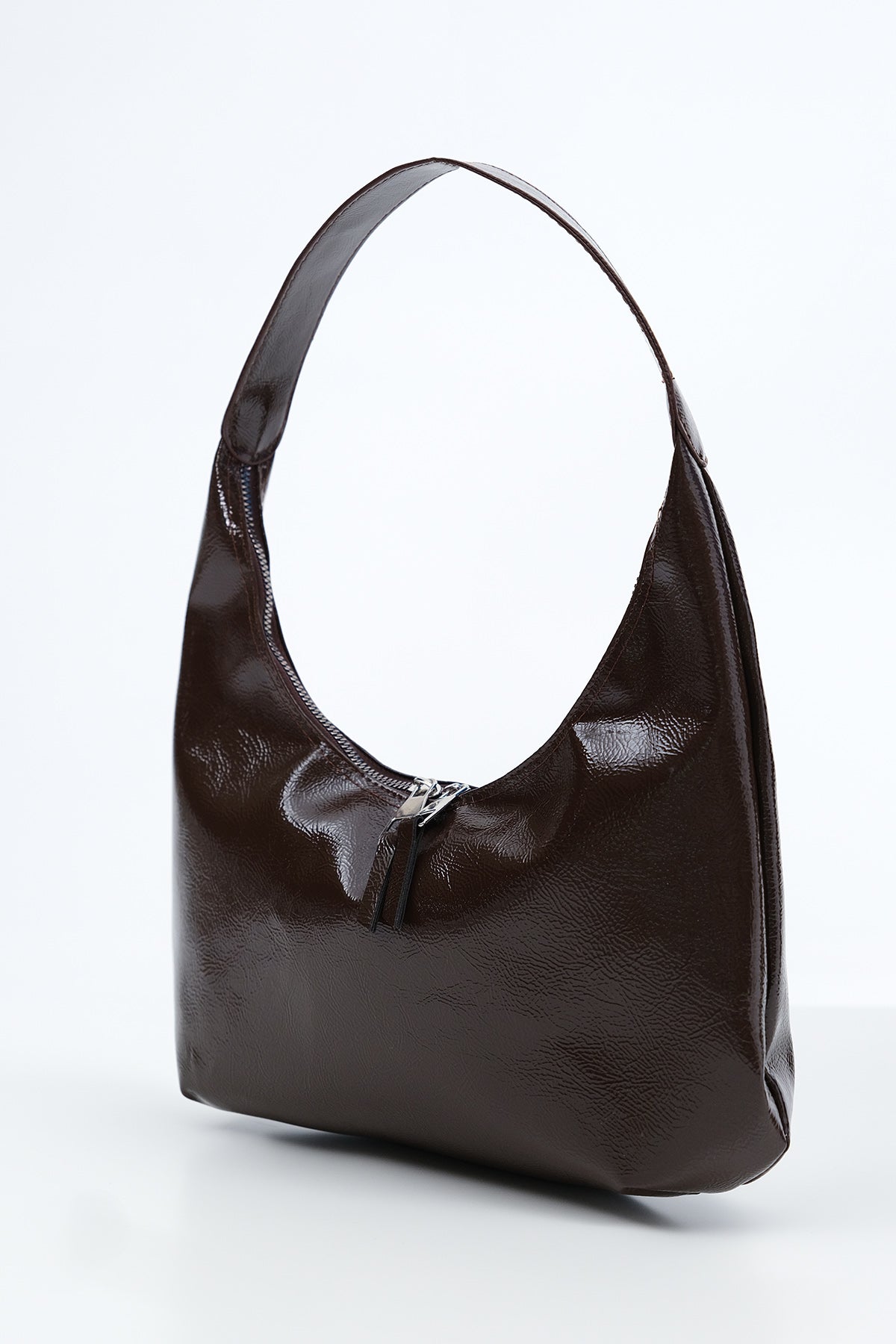 Brown_Double-Zipper-Baguette-Bag-addax